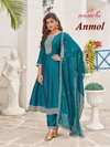 Anmol By Aanchi Vichitra Silk Kurti With Bottom Dupatta Wholesale Online